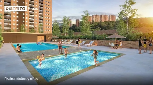 Vendo Apartamento En Distrito Plaza Bello - Cesión De Derechos Con Parq Y Cuarto Útil