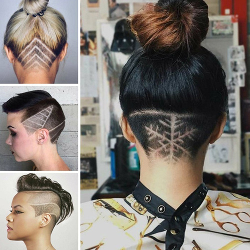 Imagen 9 de 9 de Lápiz Micro Navaja Doble Filo Prof. Barbería + 20 Repuestos