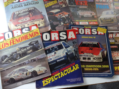 Lote 10 Corsa Revista Auto Antiguo Tc2000 Ford Sierra Xr4 