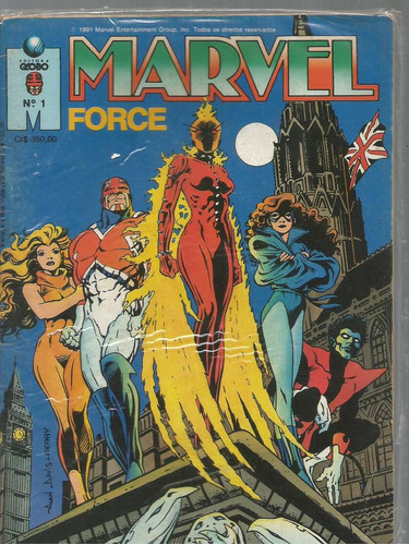 Marvel Force 01 - Globo - Bonellihq Cx282 T20