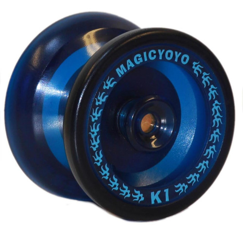 Imagem 3 de 3 de Magicyoyo K1 Profissional Rolamento Concavo Azul Ioio Top