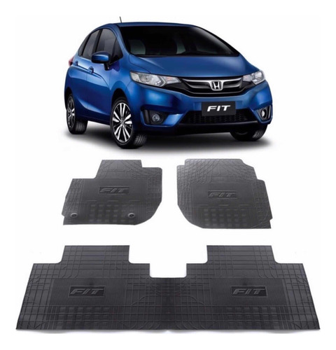 Tapete Interno Honda Fit 2015/2021 Compatível