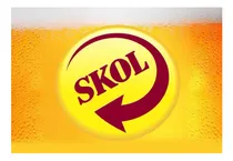 Comprar Papel De Arroz Para Bolo De Aniversário Skol - Mod 4