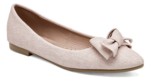 Flats Been Class 17989 Color Beige Para Mujer Tx8