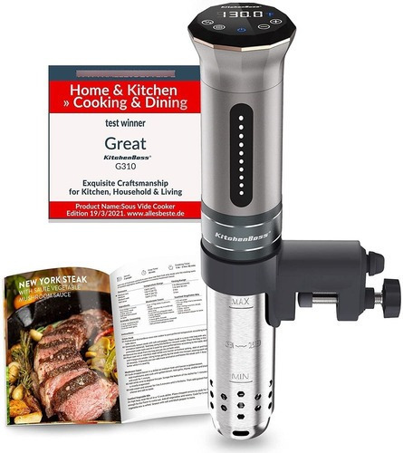 Sous Vide Cooker Machine: 1100 Watt Ipx7 Waterproof Water 