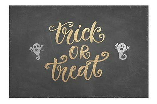 Halloween Decor Trick Or Treat Gold