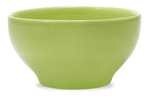 Bowl Cerealero Ceramica Biona Tazon Cereales 600ml 14cm Color Verde Claro