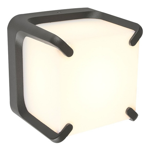 Imagen 2 de 7 de Lámpara Para Muro Exterior, Gris 10w, Luz Cálida Tecnolite