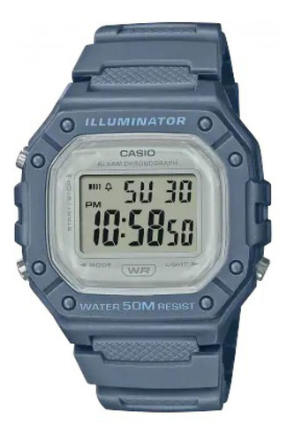 Reloj Para Unisex Casio W218hc W218hc-2avdf Azul