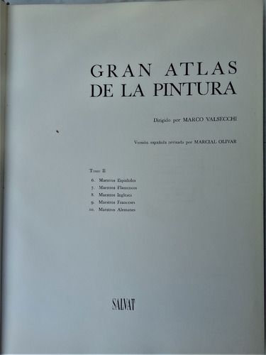 Gran Atlas De Pintura Tomo 2 - Salvat 1965