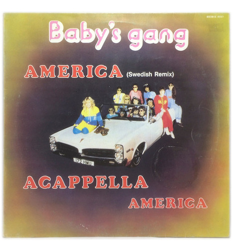 Vinilo Babys Gang America Swedish Remix Maxi Alemn 19 Hhiyo
