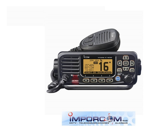 Radio Icom Ic M330 Vhf Marino Sumergible Opcion Gps Barco 