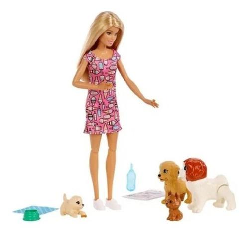 Boneca Barbie Treinadora De Cachorrinhos Fxh08 - Mattel