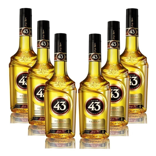 12 Unidades // Licor 43 Cuarenta Y Tres 700ml Rápido