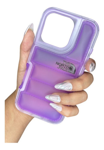Funda Case The North Face Mate Para Iphone 2 En 1 Morado Iphone 11 Pro Max