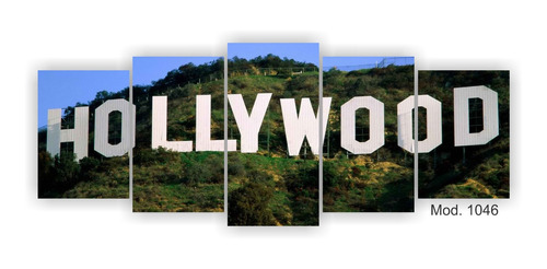 Cuadro Hollywood Poliptico Deco Cartel Montaña Foto