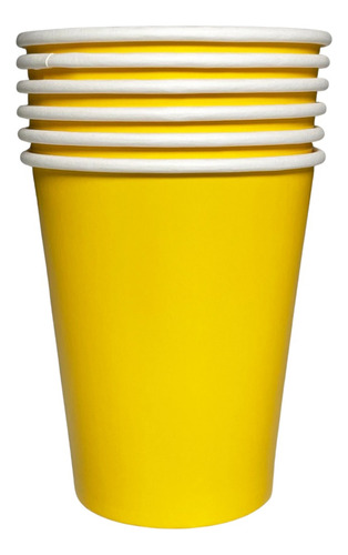 Vasos Polipapel Amarillo X 6u - Lollipop