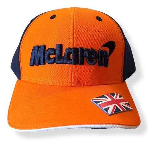 Boné Mclaren Aba Curva Fórmula 1 Gp Norris Piastri Laranja / Azul Un