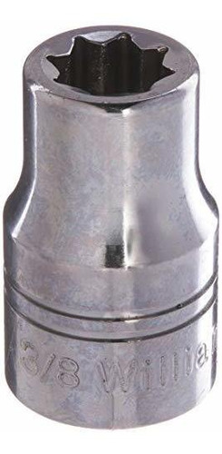 Williams St-812 1/2 Drive Shallow Socket, 8- Point, 3/8 PuLG