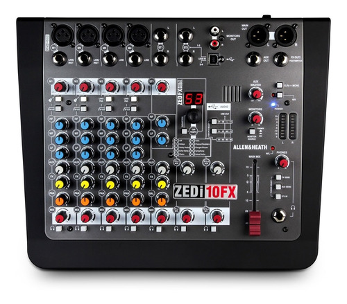 Consola De Sonido Mixer Allen & Heath Zedi-10fx Usb