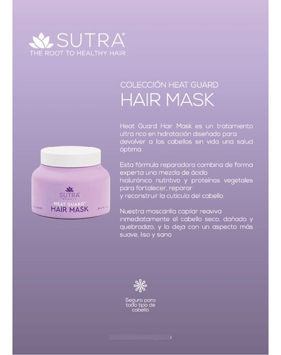 Mascarilla Hidratante Para El Cabello Nutre Repara El Pelo
