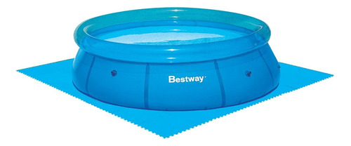 Protector De Goma Para Piscina 2.25mts Bestway Azul Piso 