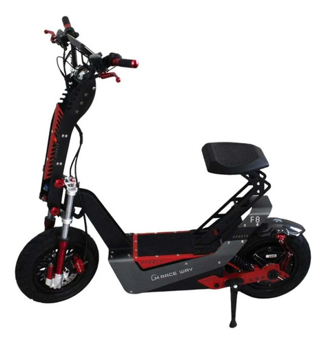 Scooter Eléctrico Profesional De 90 Km/h 3000w Ultra Potente Color Negro