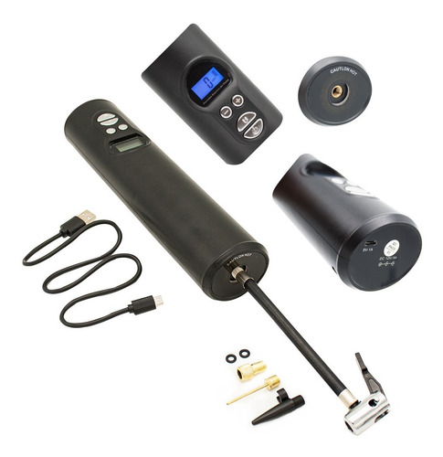 Imagen 3 de 5 de Bombin Inflador Bicicleta Portatil Inalambrico Usb