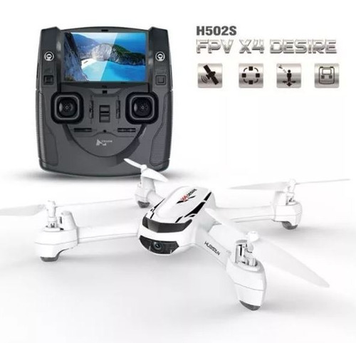 Drone Cuadricoptero Camara Video En Vivo Fotos Gps Hubsan