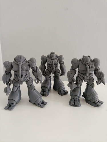 Figuras De Robotech Set De 3 Bioroid 2 Generacion Series