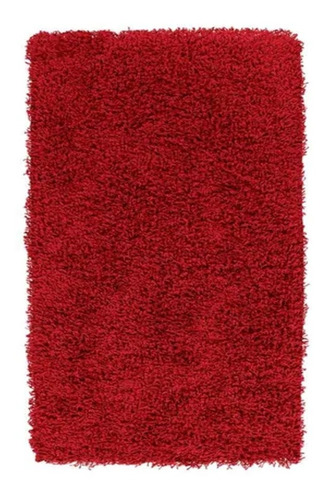 Carpeta Alfombra Satori Shaggy Roja 160 X 230 Cm Soul