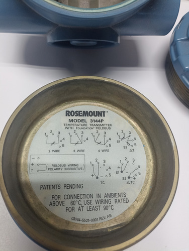 Rosemount 3144p Transmissor De Temperatura