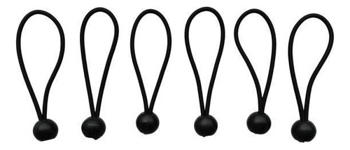 2 Cuerda Elástica Para Toldo De Lona Negro 5 Pulgadas