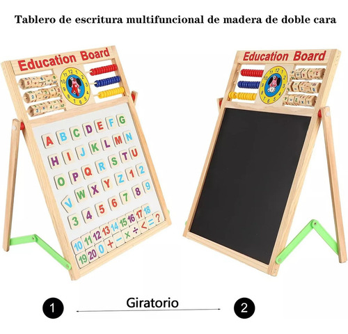 2024 Pizarron For Niños Caballete Magnético Blanco Gis 2