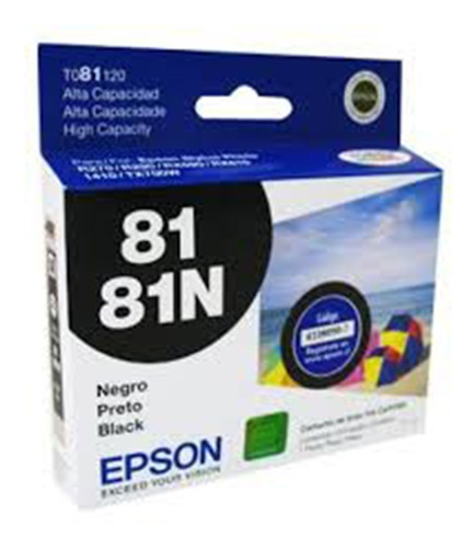 Cart Epson  T081 Stylus R270/r290/x590/t50/1410 C/uno