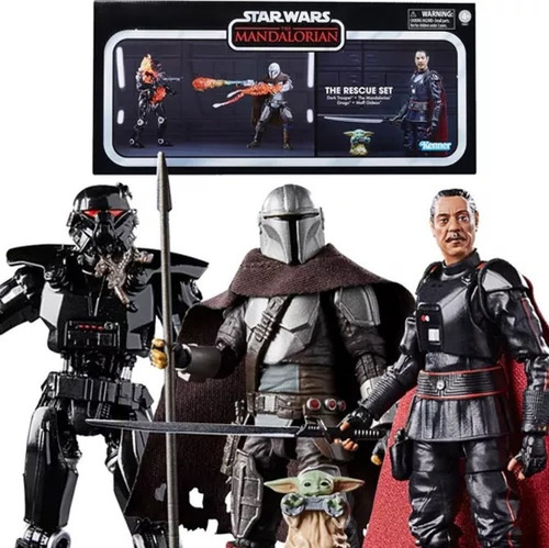 Star Wars Vintage Collection The Mandalorian Recue Set (Usado)