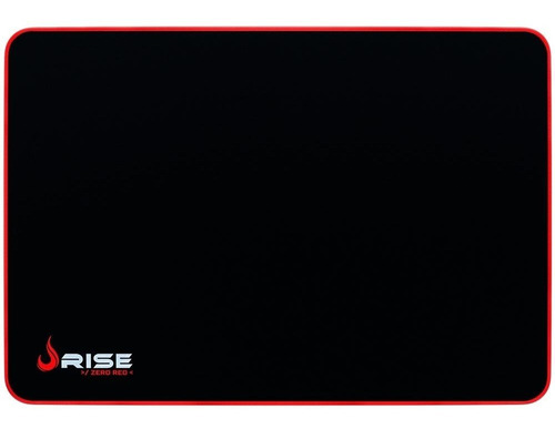 Mouse Pad gamer Rise Mode Gaming Zero de fibra g 290mm x 420mm x 3mm preto/vermelho