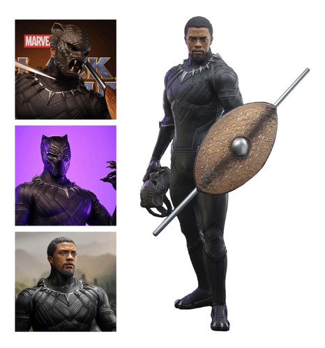 Hot Toys Black Panther Pantera Negra 2.0 Original Suit 