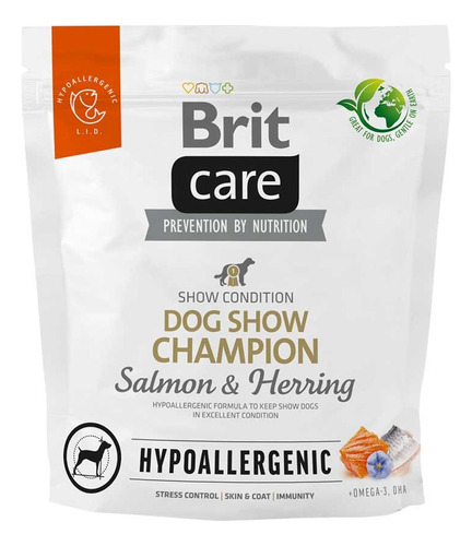 Brit Care Dog Show Champion Salmon Hypoallergenic 1kg. Np