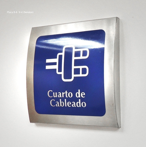 Aviso Señalizacion Para Pasillos Oficinas Baños En Acero