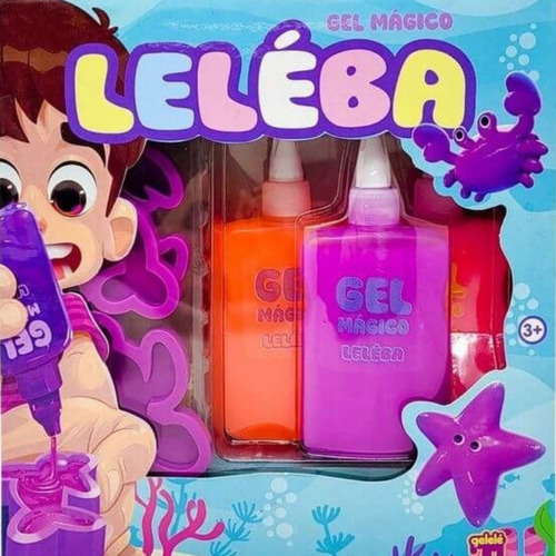 Geleia Mágica Leleba Slime Colorida Presente Novidade Squish
