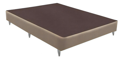 Base Sommier Linho Bege Viúva (128x188x30) - Ortobom