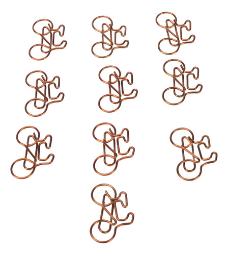 100 Clips Con Forma De Bicicleta, Divertidos Clips Para Pape