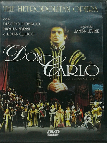 Dvd Verdi Don Carlo Domingo James Levine Metropolitan