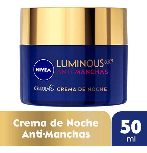 Crema Anti-manchas De Noche Nivea Luminous630  X 50 Ml