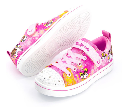 Tenis Luces Para Niña Skechers Sparkle Rayz Unicorn Moondust