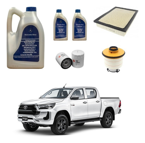 Toyota Hilux 2.8 Diesel - Kit De Filtros Y Aceite