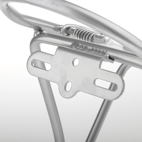 Soporte De Montaje En Poste De Plata Con Clip De Resorte