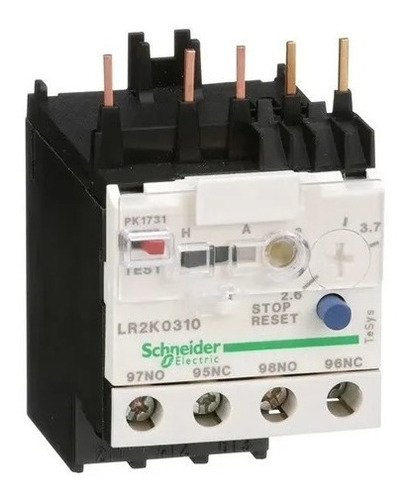Relé Térmico Tesys K 10 2,6-3,7a 1na+1nf Lr2k0310 Schneider