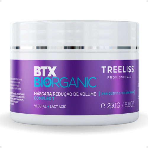 Btx.biorganic 250g Redutor De Volume Treeliss Melhores Marca